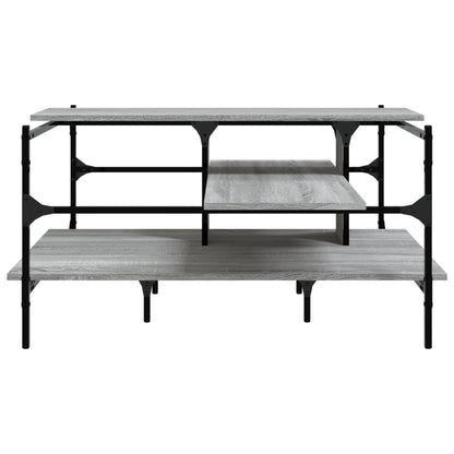 Table basse sonoma gris 100x100x48,5 cm bois d’ingénierie - Tables basses