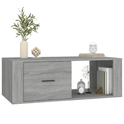 Table basse Sonoma gris 100x50,5x35 cm Bois d’ingénierie - Tables basses