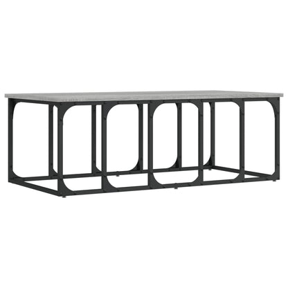 Table basse sonoma gris 100x50x35,5 cm bois d’ingénierie - Tables basses