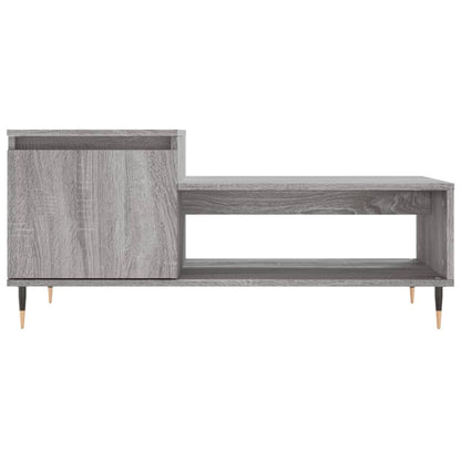 Table basse Sonoma gris 100x50x45 cm Bois d’ingénierie - Tables basses
