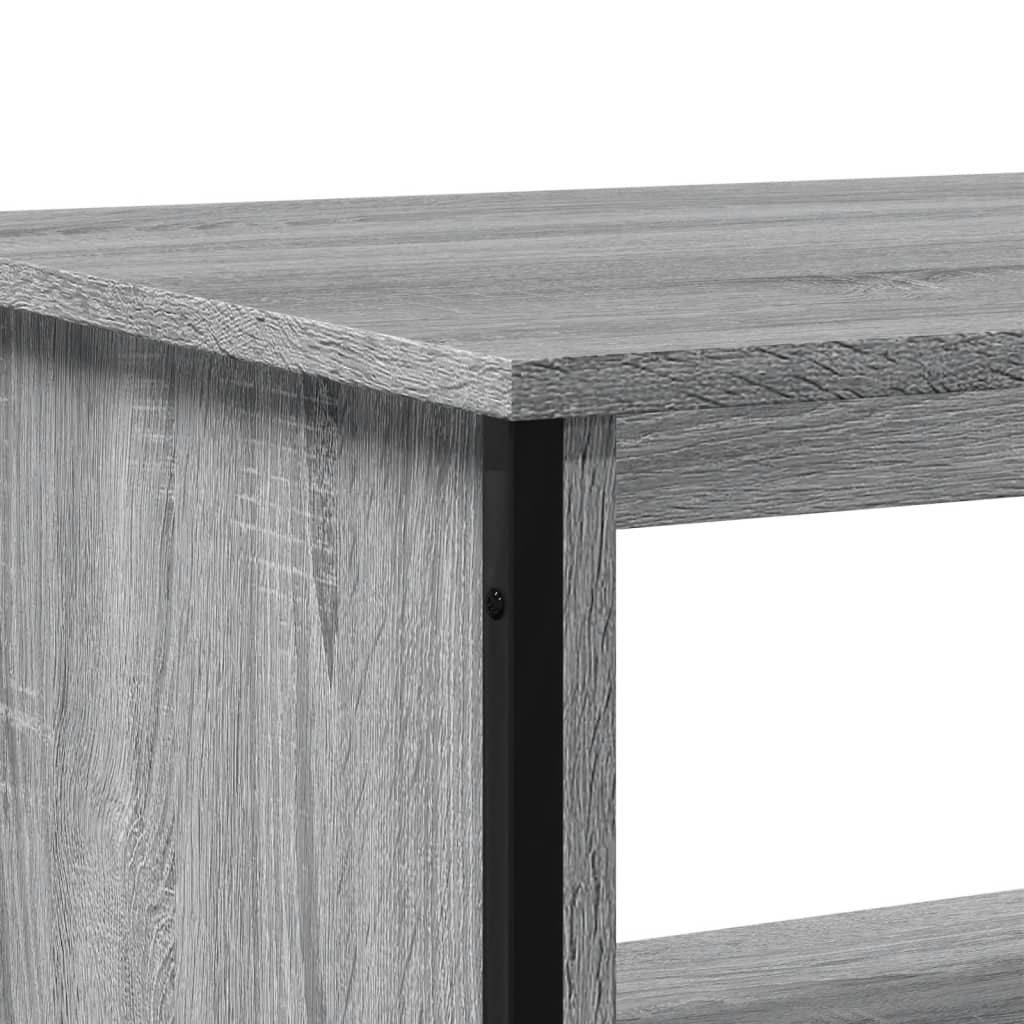 Table basse sonoma gris 100x51x40 cm bois d’ingénierie - Tables basses
