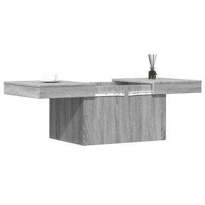 Table basse sonoma gris 100x55x40 cm bois d’ingénierie - Tables basses