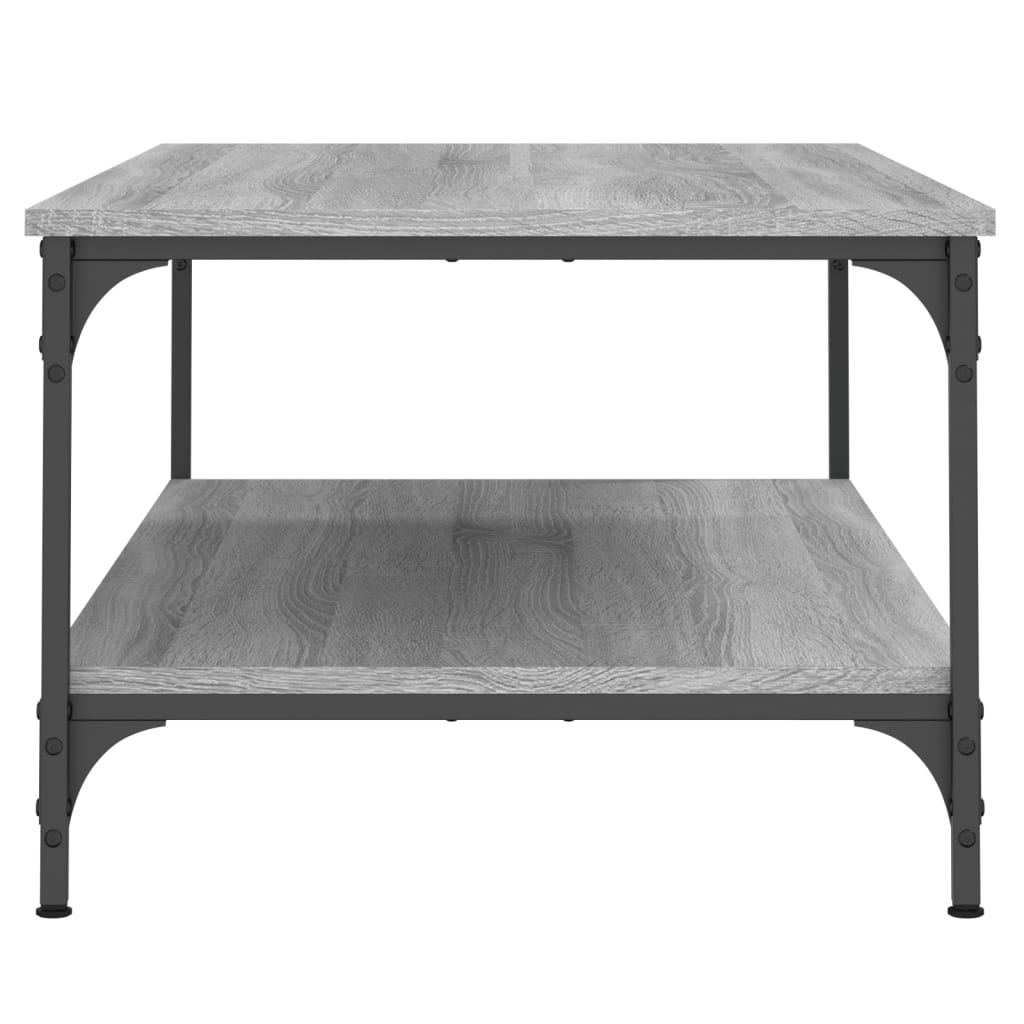 Table basse sonoma gris 100x55x40 cm bois d’ingénierie - Tables basses