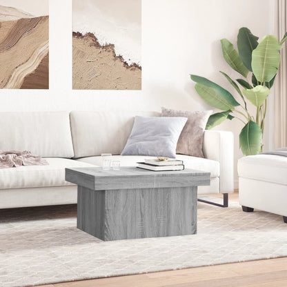 Table basse sonoma gris 100x55x40 cm bois d’ingénierie - Tables basses