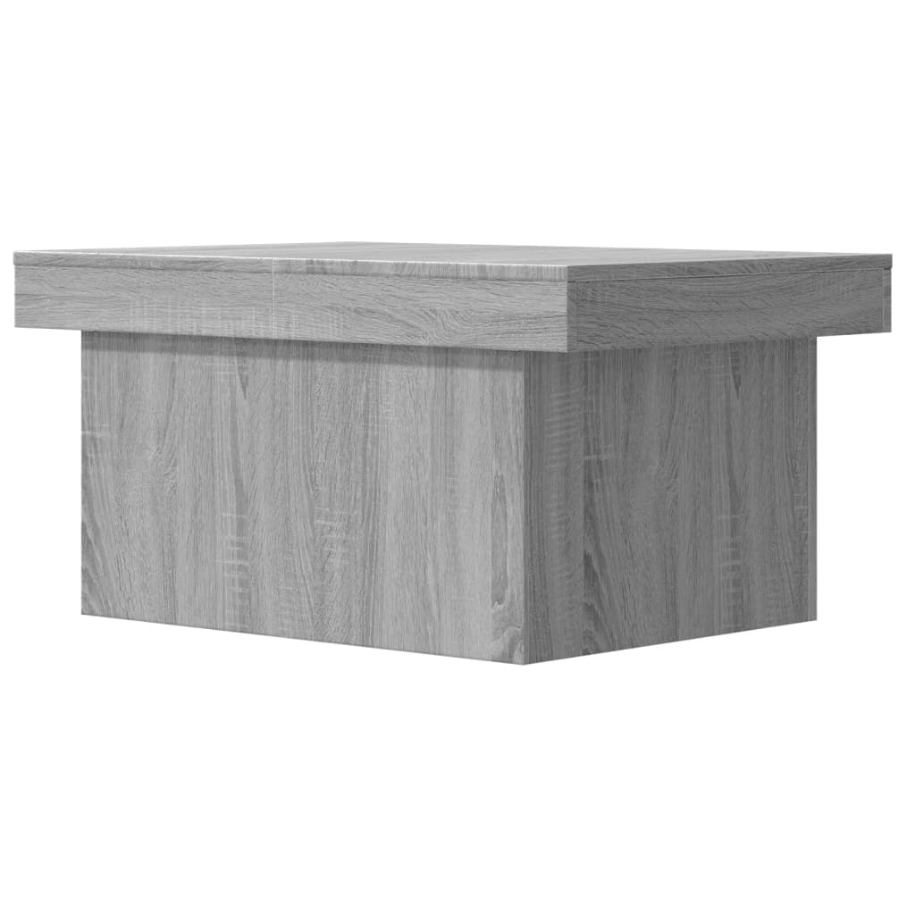Table basse sonoma gris 100x55x40 cm bois d’ingénierie - Tables basses