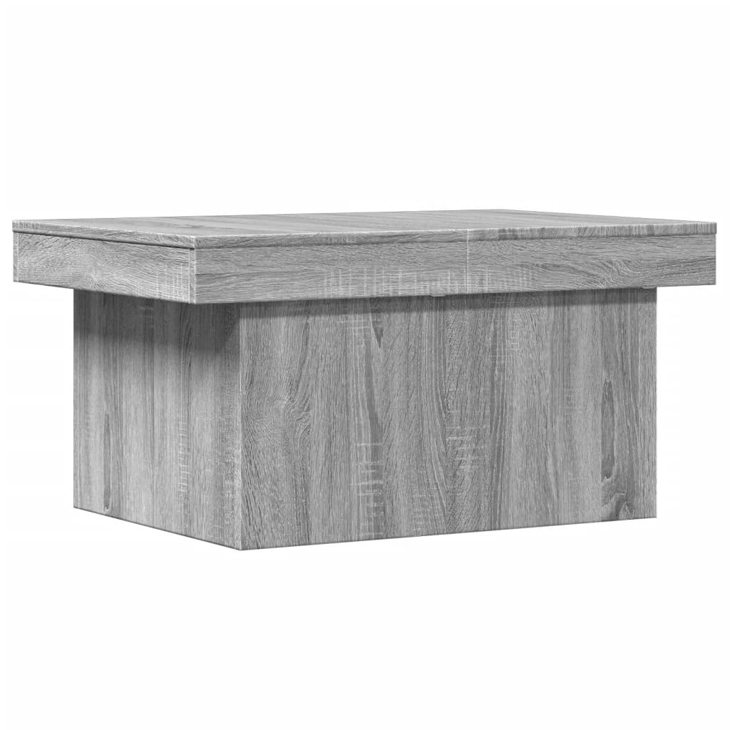 Table basse sonoma gris 100x55x40 cm bois d’ingénierie - Tables basses
