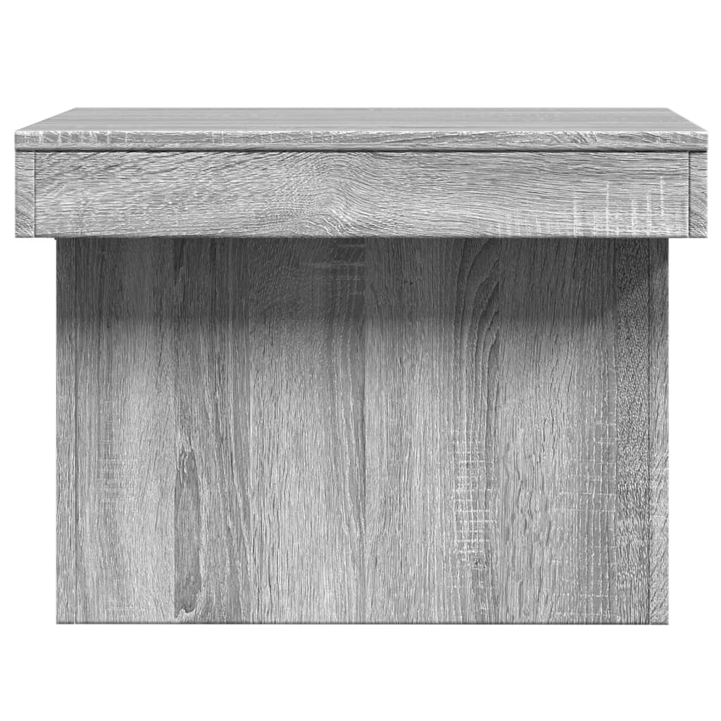 Table basse sonoma gris 100x55x40 cm bois d’ingénierie - Tables basses