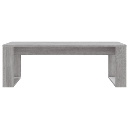 Table basse sonoma gris 102x50x35 cm bois d’ingénierie - Tables basses