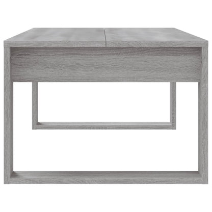 Table basse sonoma gris 102x50x35 cm bois d’ingénierie - Tables basses
