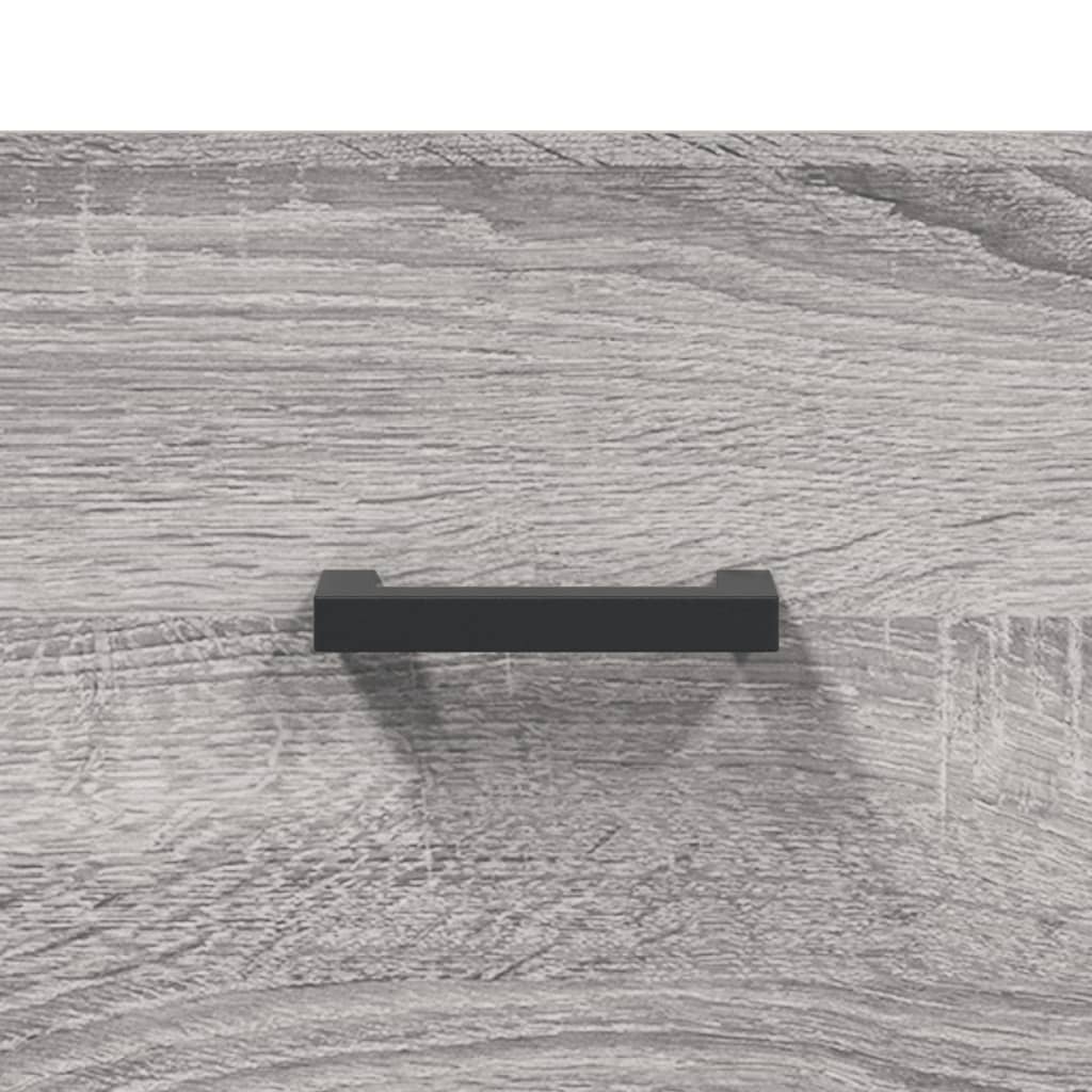 Table basse sonoma gris 102x50x40 cm bois d’ingénierie - Tables basses
