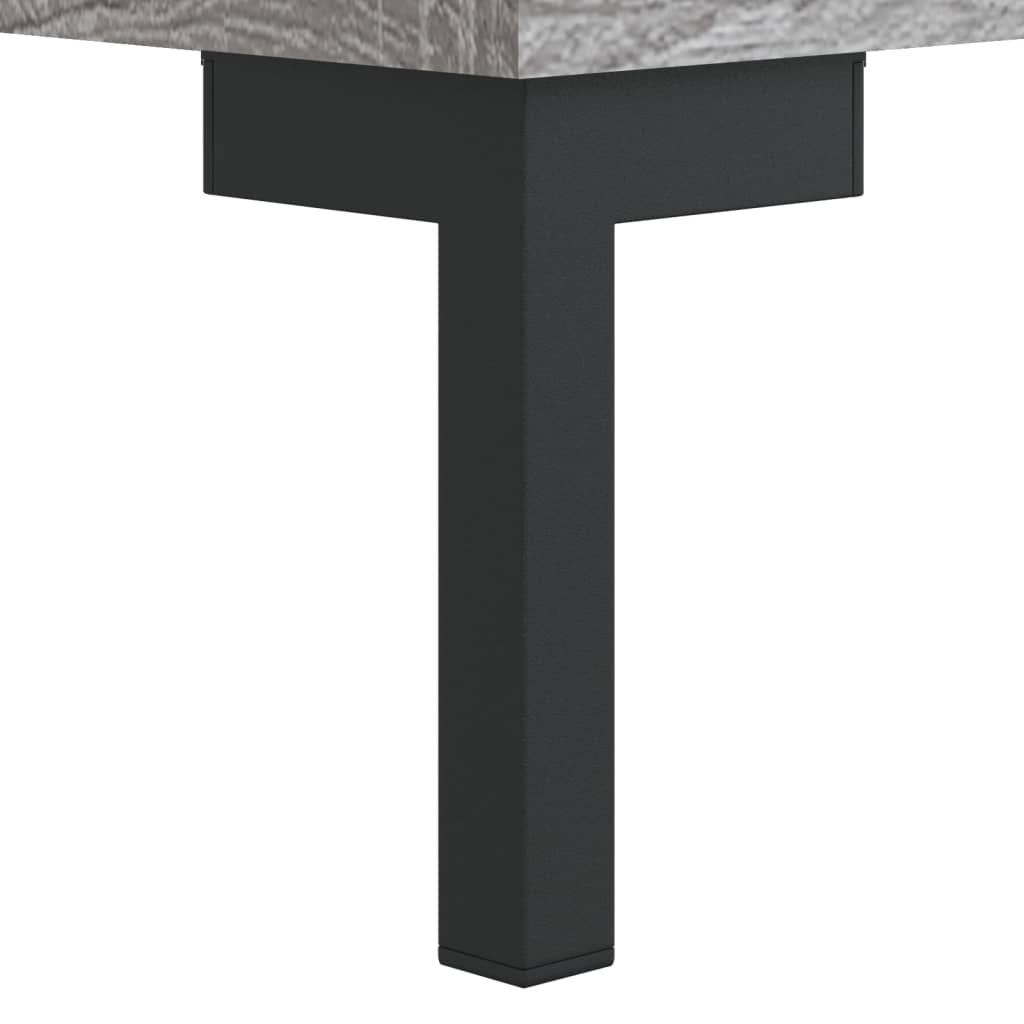 Table basse sonoma gris 102x50x40 cm bois d’ingénierie - Tables basses