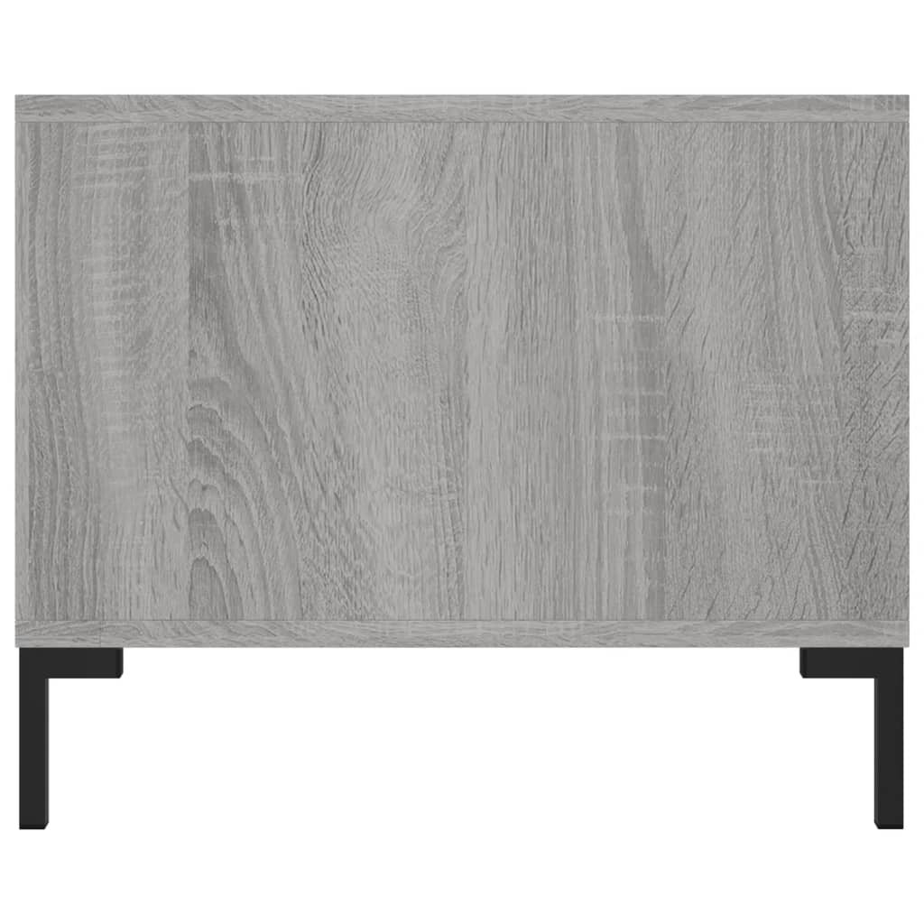 Table basse sonoma gris 102x50x40 cm bois d’ingénierie - Tables basses