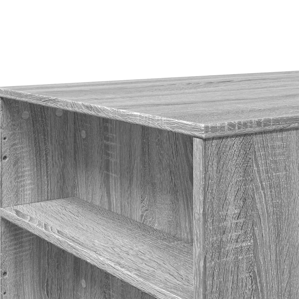 Table basse sonoma gris 102x55x42 cm bois d’ingénierie - Tables basses