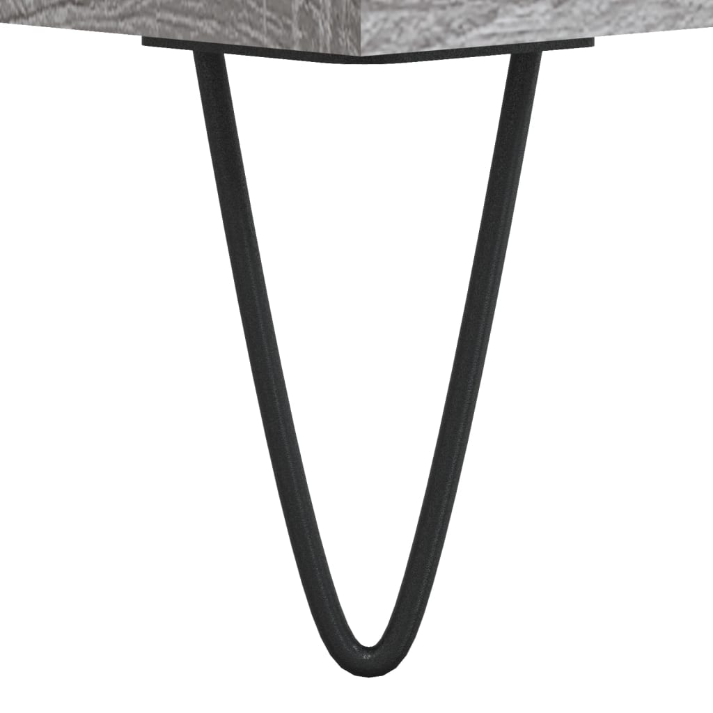 Table basse Sonoma gris 50x50x40 cm Bois d’ingénierie - Tables basses