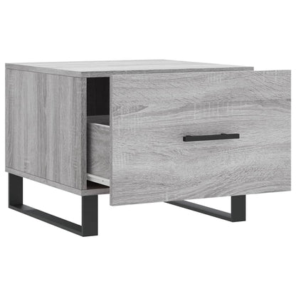 Table basse Sonoma gris 50x50x40 cm Bois d’ingénierie - Tables basses