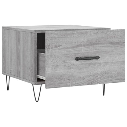 Table basse Sonoma gris 50x50x40 cm Bois d’ingénierie - Tables basses