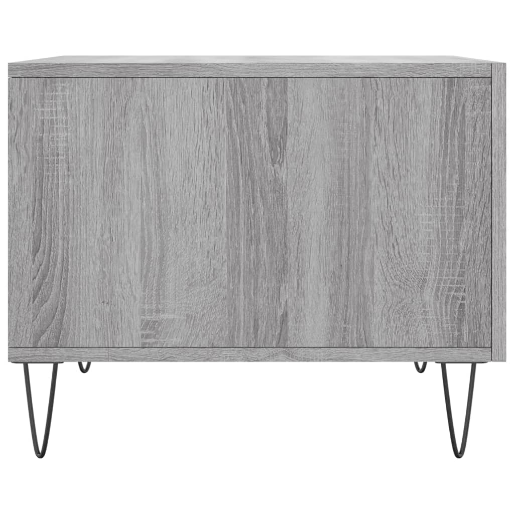 Table basse Sonoma gris 50x50x40 cm Bois d’ingénierie - Tables basses