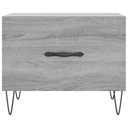 Table basse Sonoma gris 50x50x40 cm Bois d’ingénierie - Tables basses