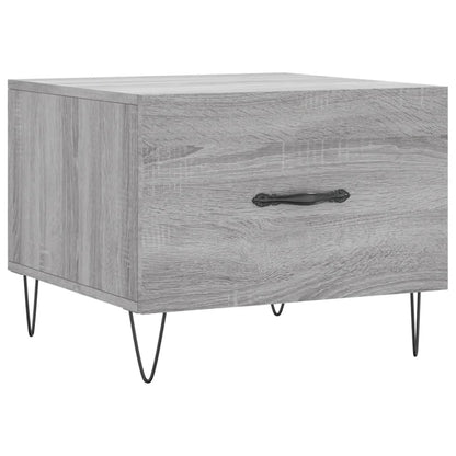 Table basse Sonoma gris 50x50x40 cm Bois d’ingénierie - Tables basses