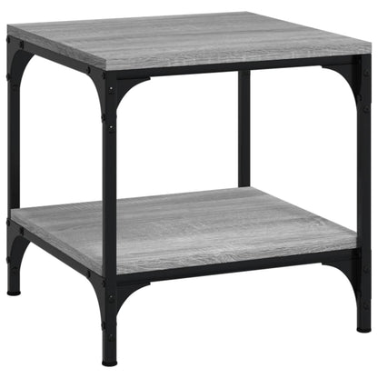 Table basse Sonoma gris 50x50x40 cm Bois d’ingénierie - Tables basses