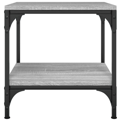 Table basse Sonoma gris 50x50x40 cm Bois d’ingénierie - Tables basses