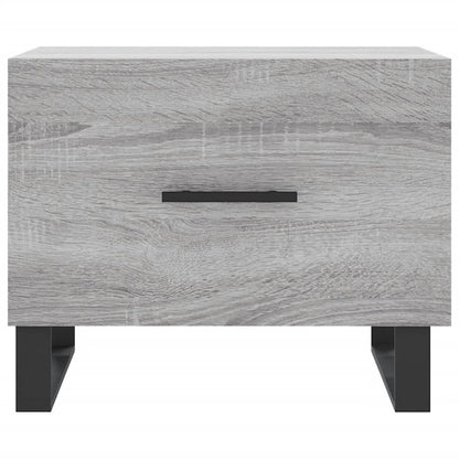 Table basse Sonoma gris 50x50x40 cm Bois d’ingénierie - Tables basses