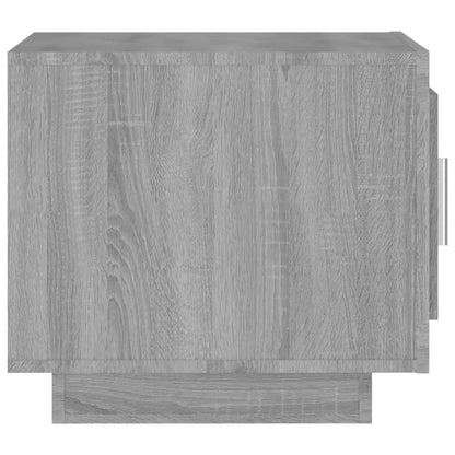 Table basse sonoma gris 51x50x45 cm bois d’ingénierie - Tables basses
