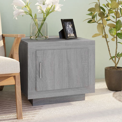 Table basse sonoma gris 51x50x45 cm bois d’ingénierie - Tables basses