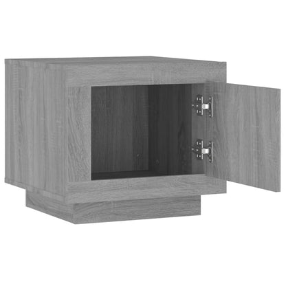 Table basse sonoma gris 51x50x45 cm bois d’ingénierie - Tables basses