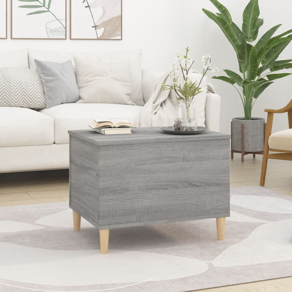 Table basse Sonoma gris 60x44,5x45 cm Bois d’ingénierie - Tables basses