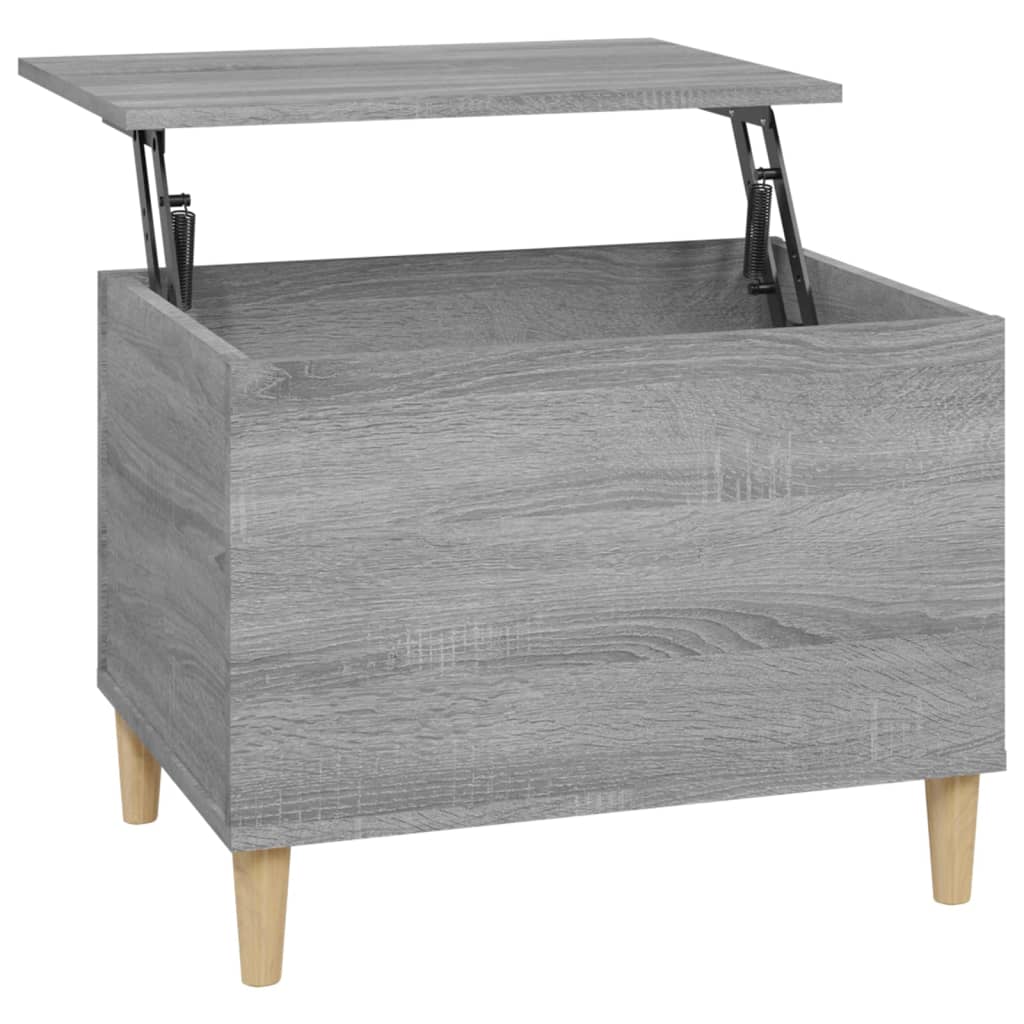 Table basse Sonoma gris 60x44,5x45 cm Bois d’ingénierie - Tables basses