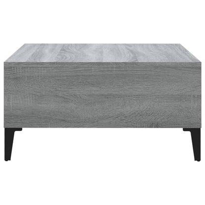 Table basse sonoma gris 60x60x30 cm bois d’ingénierie - Tables basses