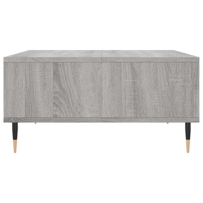 Table basse sonoma gris 60x60x30 cm bois d’ingénierie - Tables basses