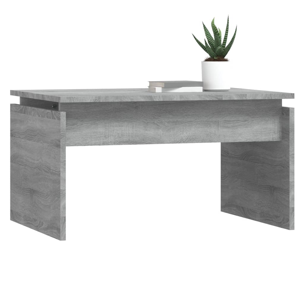 Table basse Sonoma gris 68x50x38 cm Bois d’ingénierie - Tables basses