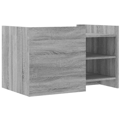 Table basse sonoma gris 80x50x50 cm Bois d’ingénierie - Tables basses