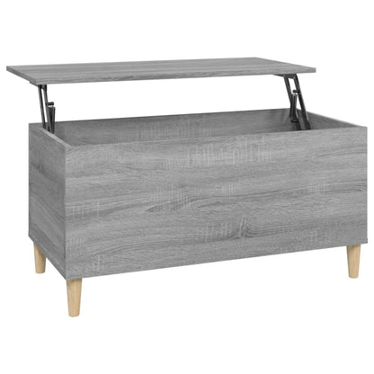 Table basse Sonoma gris 90x44,5x45 cm Bois d’ingénierie - Tables basses