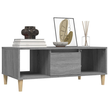Table basse Sonoma gris 90x50x36,5 cm Bois d’ingénierie - Tables basses