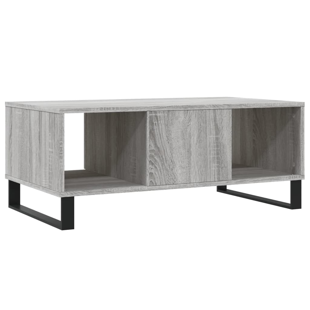 Table basse Sonoma gris 90x50x36,5 cm Bois d’ingénierie - Tables basses