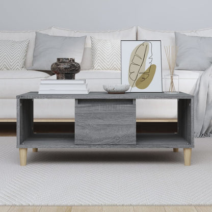 Table basse Sonoma gris 90x50x36,5 cm Bois d’ingénierie - Tables basses