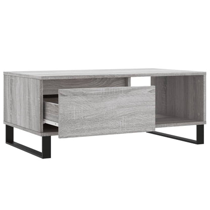 Table basse Sonoma gris 90x50x36,5 cm Bois d’ingénierie - Tables basses