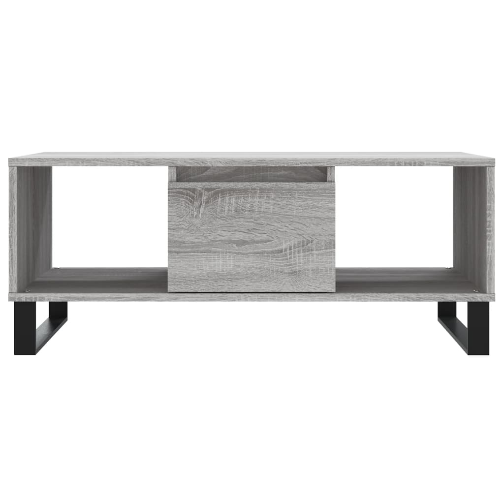 Table basse Sonoma gris 90x50x36,5 cm Bois d’ingénierie - Tables basses