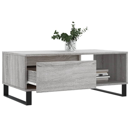 Table basse Sonoma gris 90x50x36,5 cm Bois d’ingénierie - Tables basses