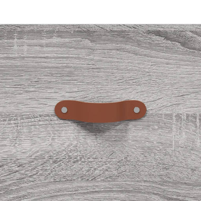 Table basse sonoma gris 90x50x40 cm bois d’ingénierie - Tables basses