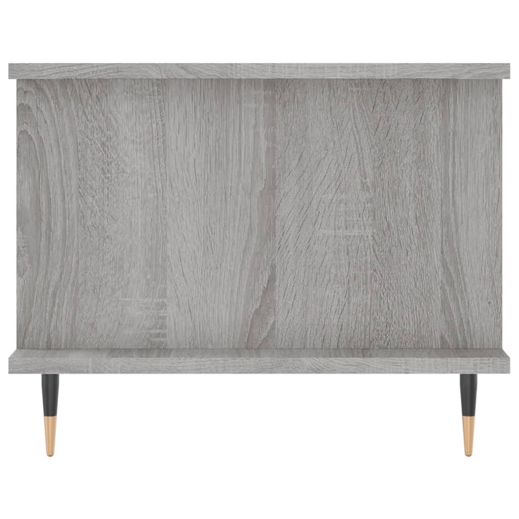 Table basse sonoma gris 90x50x40 cm bois d’ingénierie - Tables basses