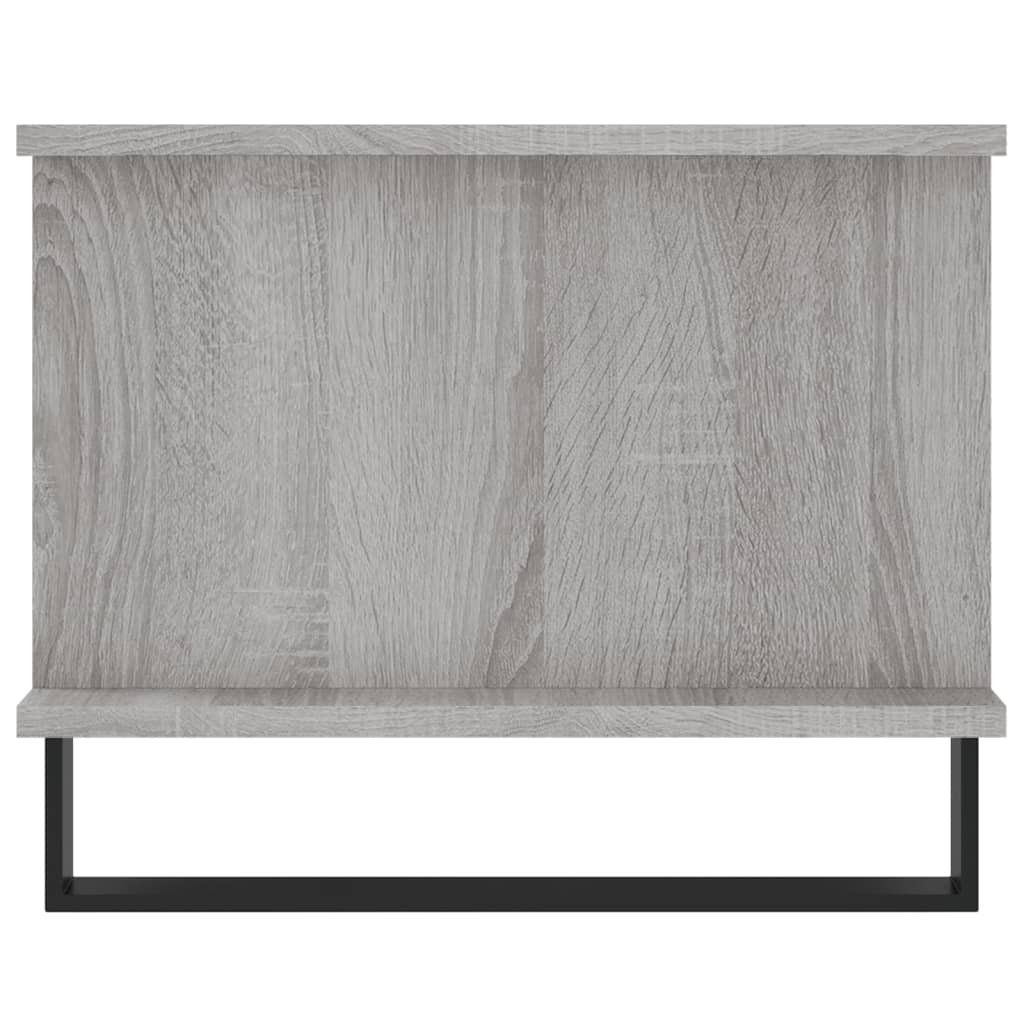 Table basse sonoma gris 90x50x40 cm bois d’ingénierie - Tables basses