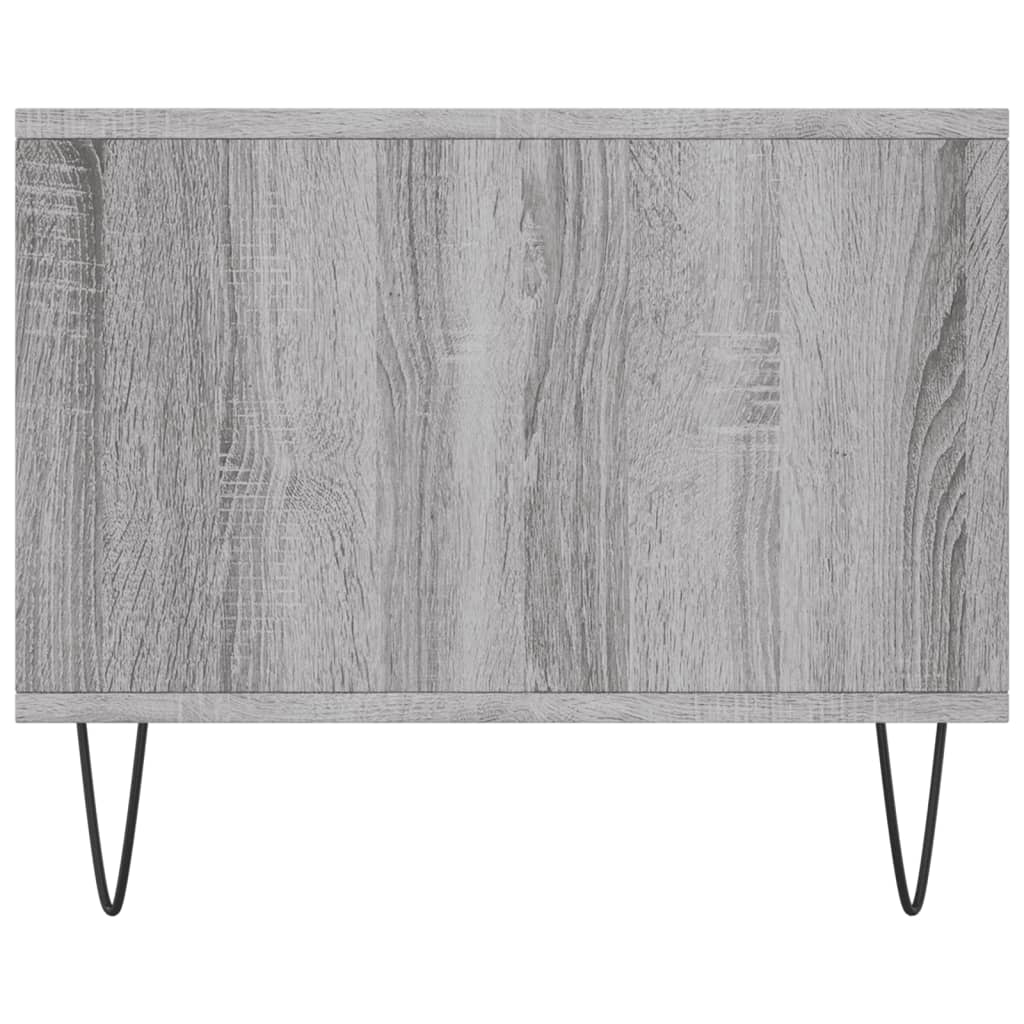 Table basse sonoma gris 90x50x40 cm bois d’ingénierie - Tables basses