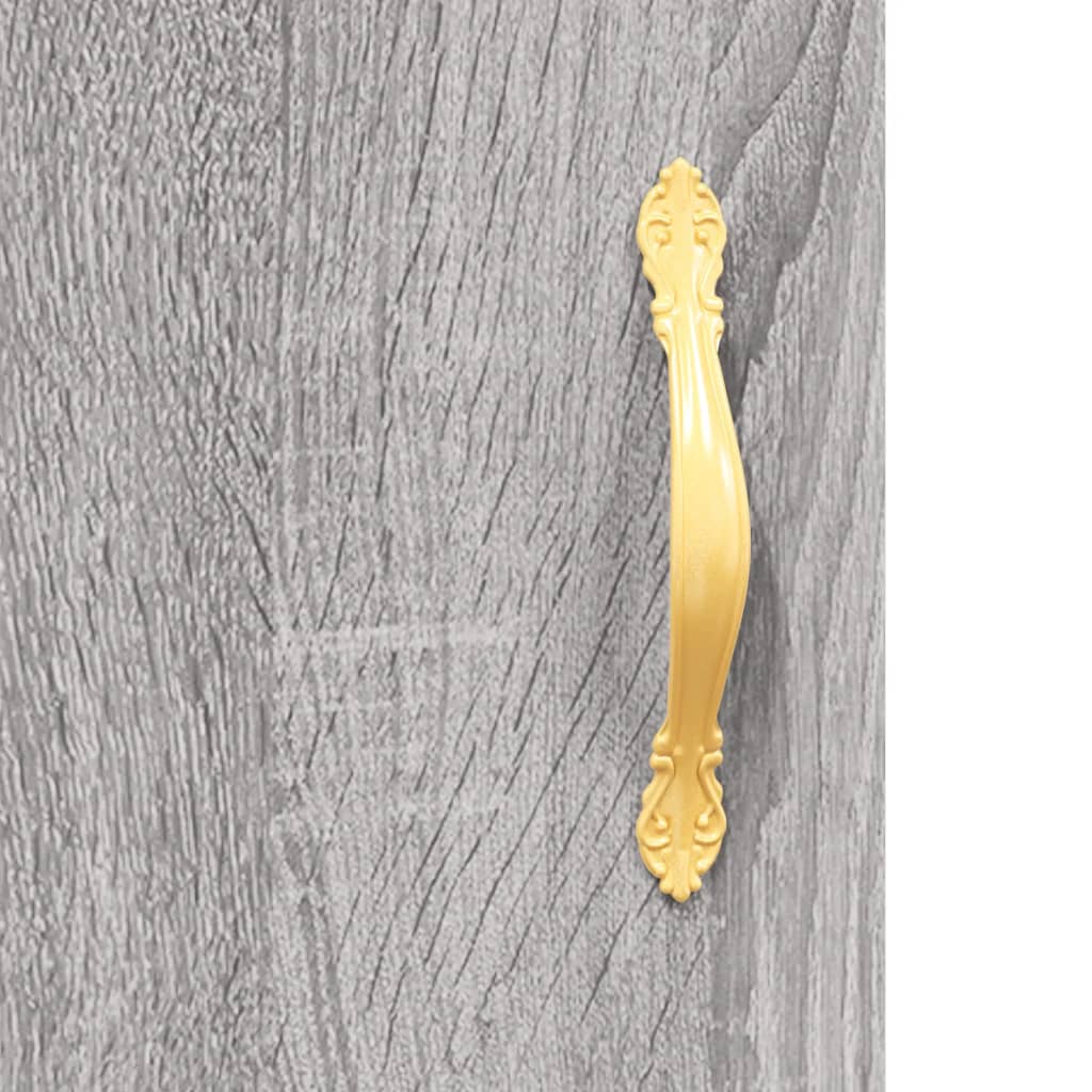 Table basse sonoma gris 90x50x40 cm bois d’ingénierie - Tables basses
