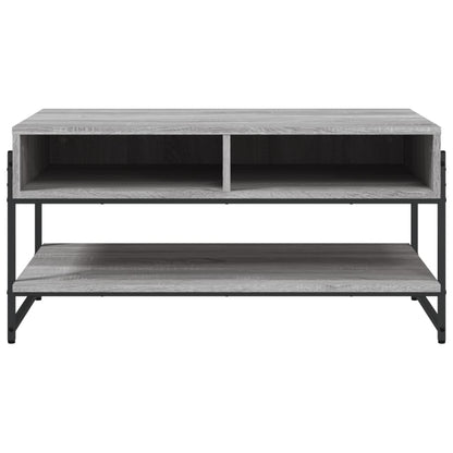 Table basse sonoma gris 90x50x45 cm bois d’ingénierie - Tables basses