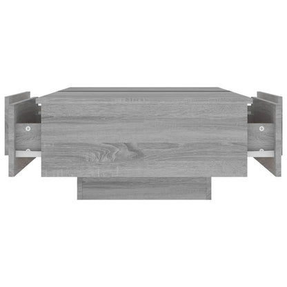 Table basse Sonoma gris 90x60x31 cm Bois d’ingénierie - Tables basses