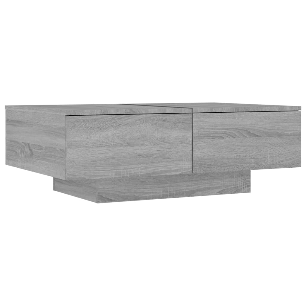 Table basse Sonoma gris 90x60x31 cm Bois d’ingénierie - Tables basses